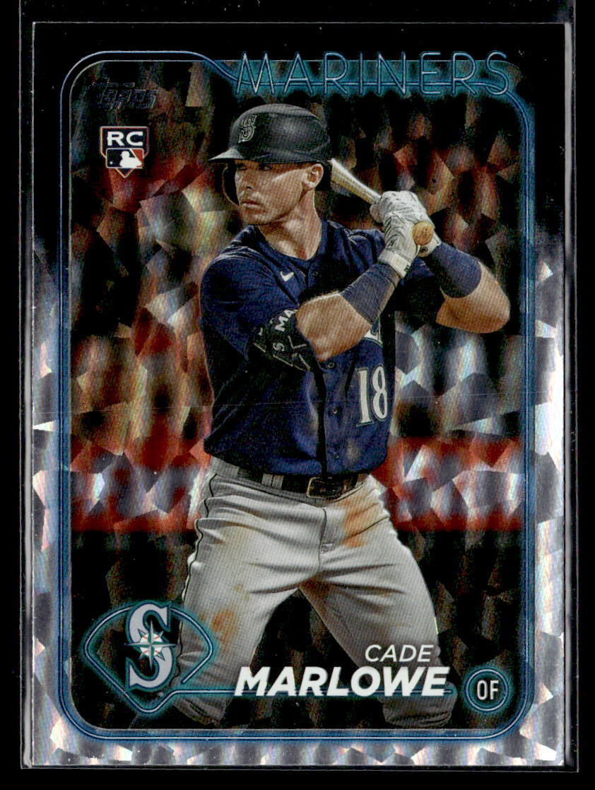Cade Marlowe RC - 2024 Topps Silver Crackle Foil Rookie #286
