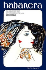8573.Habanera.película cubana.Mujer con dos caras.PÓSTER.Decoración cinematográfica arte gráfico