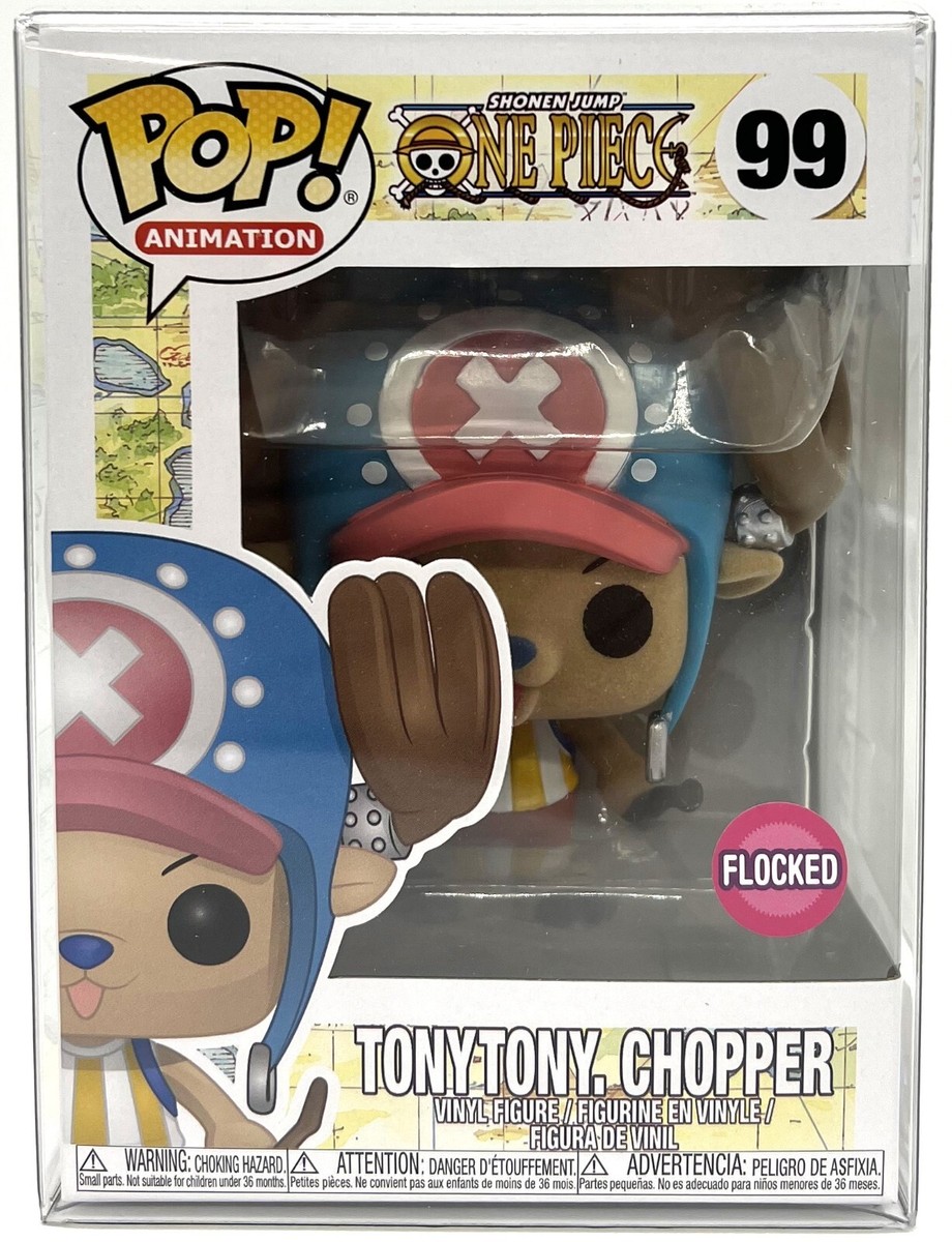 Funko Pop! One Piece Chopper Flocked #99 with POP Protector - Main Image