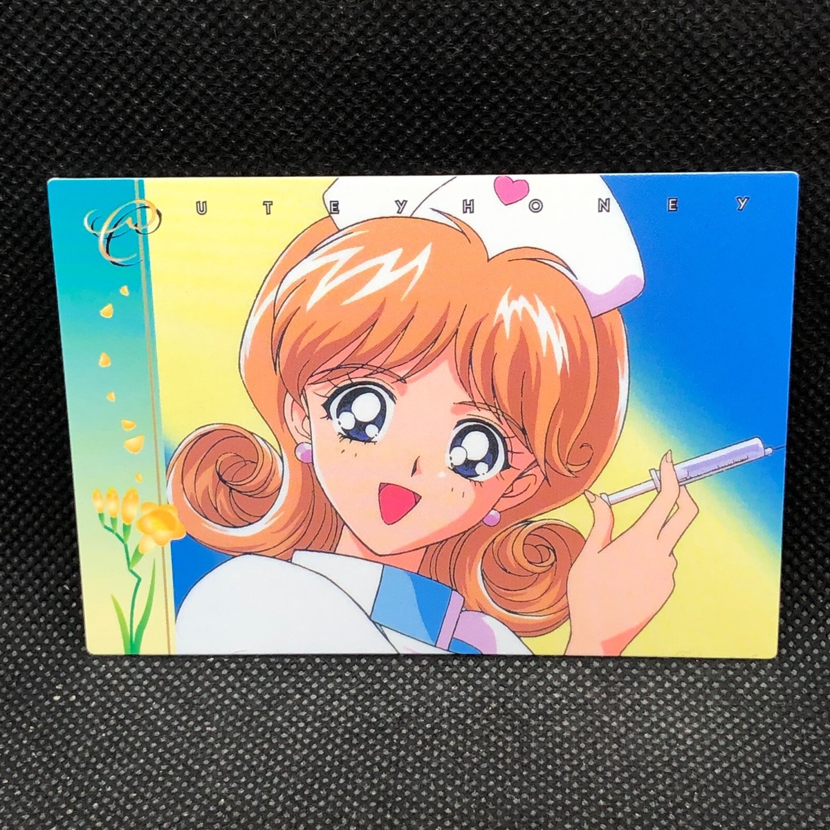 honeyたん Nurse Honey cutey honey f TCG No49 Card Amada 1997 Very Rare