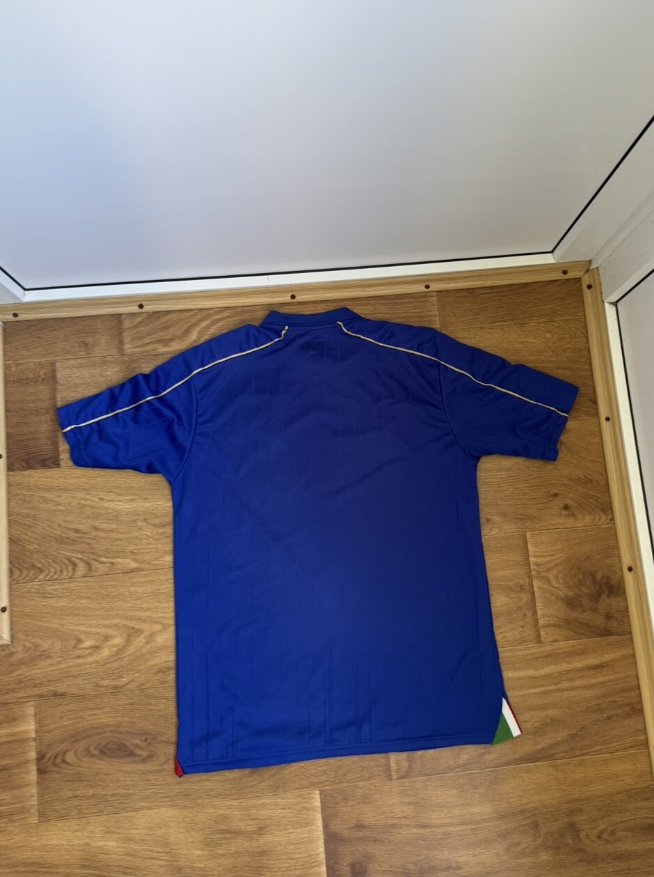 ITALY ITALIA 2016 EURO AWAY FOOTBALL SOCCER SHIRT JERSEY PUMA WHITE MENS SIZE S thumbnail 6