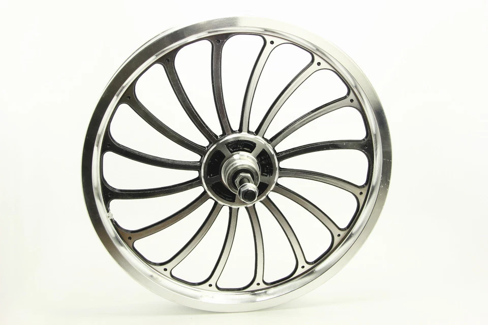 Bicycle Front Wheel Fit 16 X 1.75/2.125/2.5'' Tire eBike Chopper - Image 3 of 4