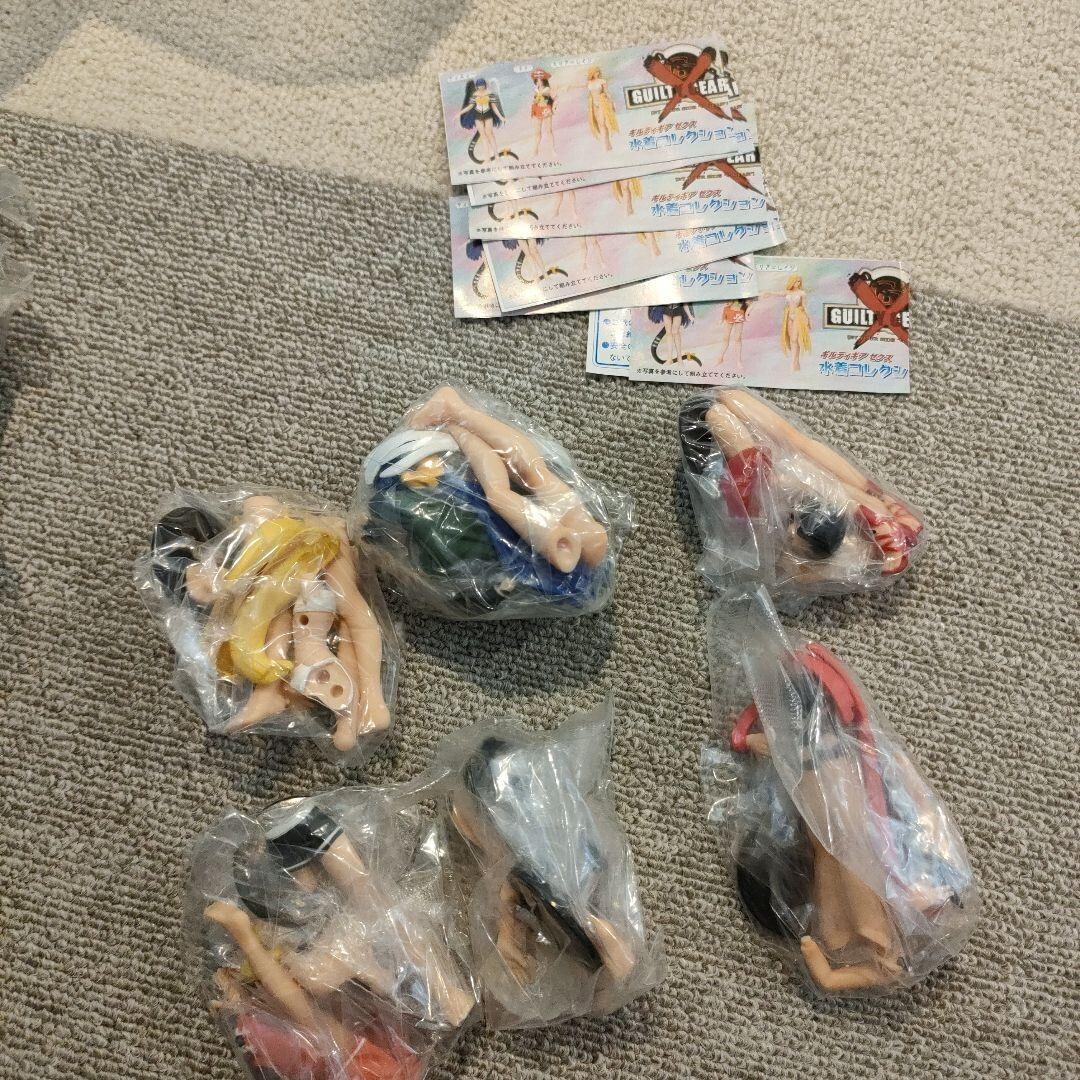 Yujin vintage GASHAPON Guilty Gear X Swimwear Collection Figures