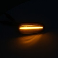 Seitenblinker LED Smoke 2X Kompatibel Passend FüR Mercedes W202, S202