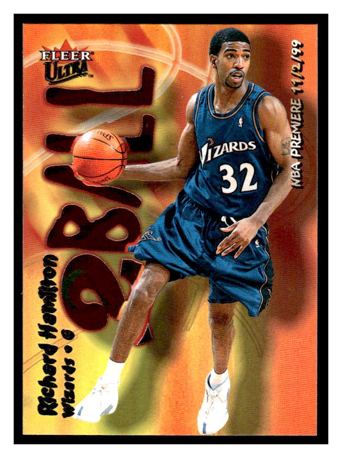 2000-01 Ultra #15 TB Richard Hamilton Two Ball