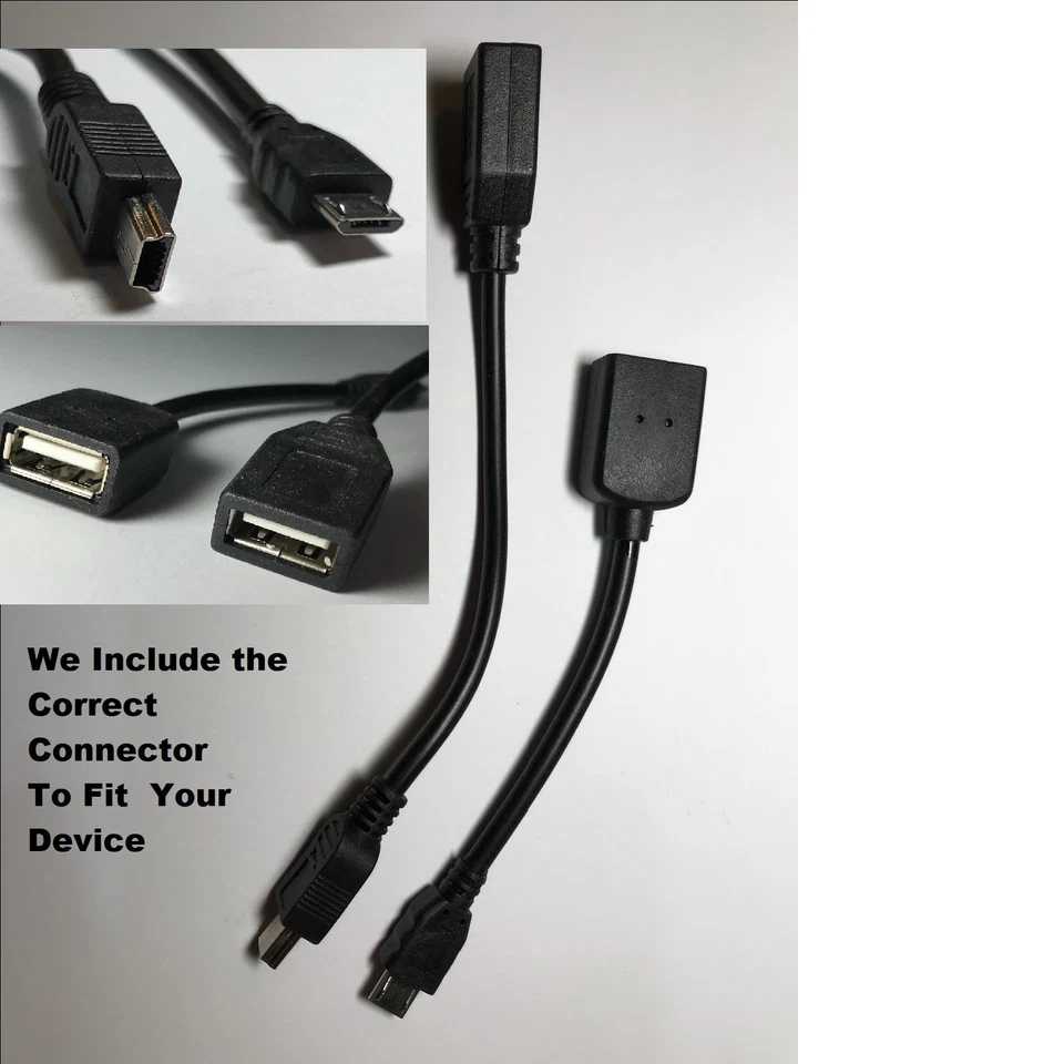 Wireless Small Keyboard and Mouse for ANY Tablet with Host Mini/Micro USB Port - Image 2 of 4