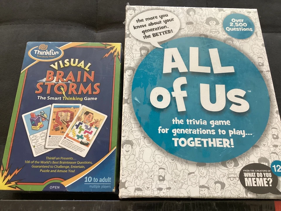 Lot of 3 NEW Games: Visual Brain Storms, All Of Us & Words With Friends - Image 2 of 3