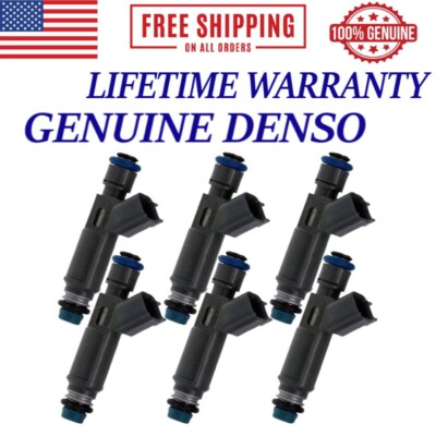 OEM 6X Denso Fuel Injectors Fits 2000 Mercury Sable 3.0L V6 #YF1E-A2C