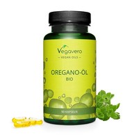 Vegavero Oregano-ÖL Bio | 90 Kapseln | Mit 70% Carvacrol Und 2,75% Thymol