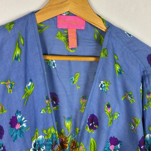Betsey Johnson Women Crop Kimono Sleeve Top Blouse Jacket Boho Festival 70's Y2K - Picture 2 of 9