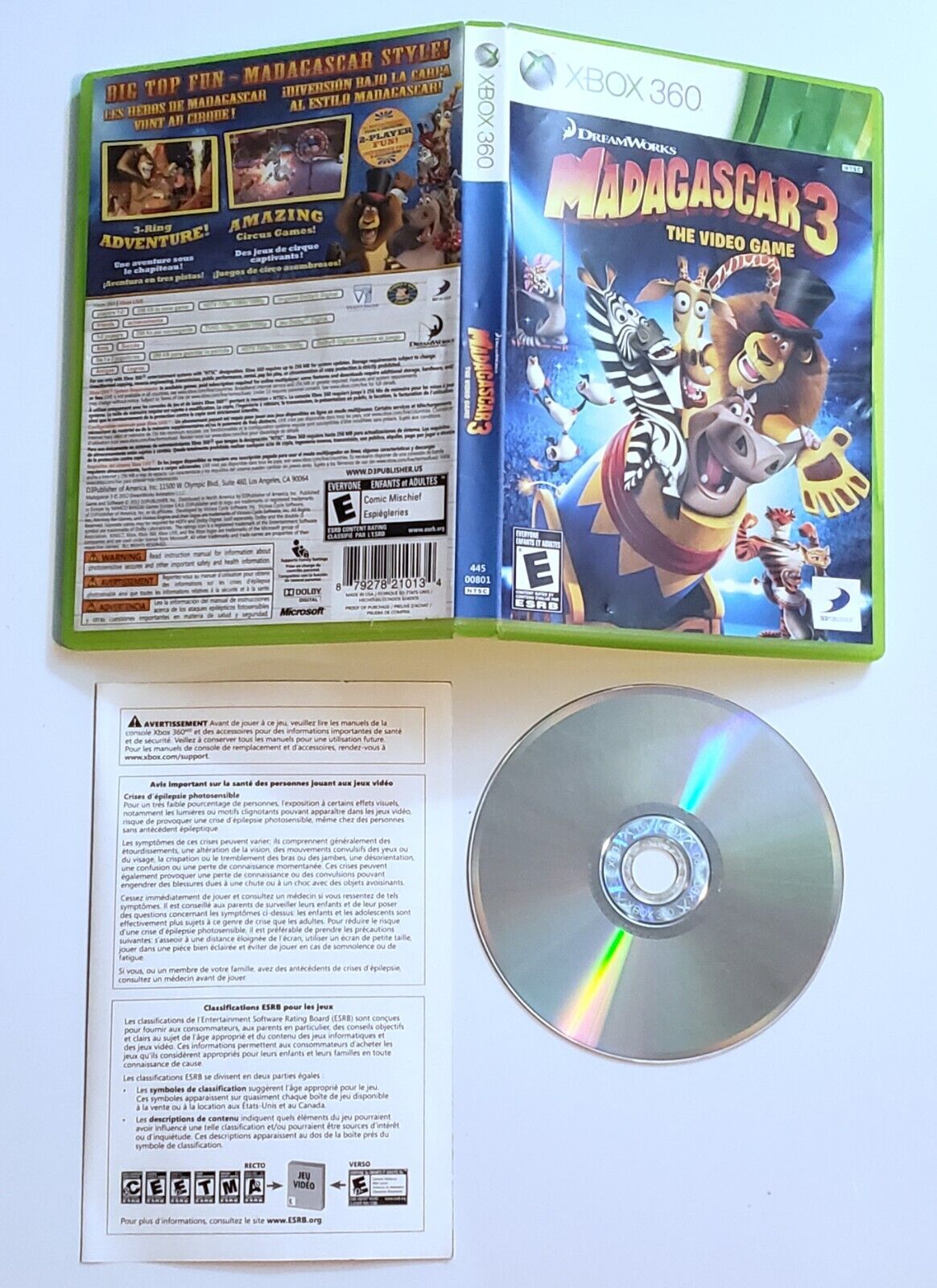 Madagascar 3: The Video Game para Xbox 360 - D3 Publisher - Jogos