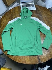 Under Armour Storm Armour Mens 1376889-305 Green Loose Fit Fleece Jacket Size M