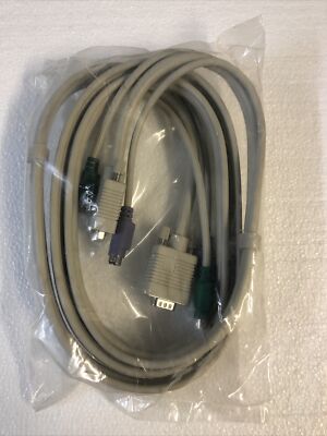 Kabel, 15 Wege Stecker auf Buchse Computerkabel Brandneu Versiegelt