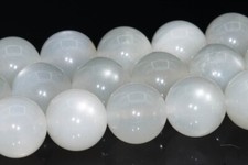 10MM Genuine Natural White Flash Moonstone Beads Grade AAA Round Loose Beads