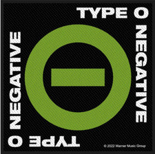 TYPE O NEGATIVE Symbol Official Metal Woven Sew-On Patch NEW