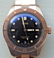 ORIS Divers Sixty Five Date Bronze 01 733 7771 3154-07 8 19 15  NEU FULL SET