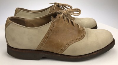 nubuck saddle shoes