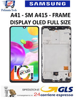 Samsung A41 A 41 Sm - A415 Display Touch Screen Oled Full Size Pari Origin. Gls