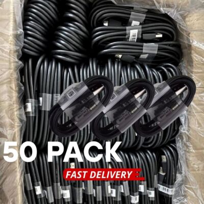 USB-C to USB-A Data Fast Charging Cable Black 4FT Type-C Cord For Samsung Huawei