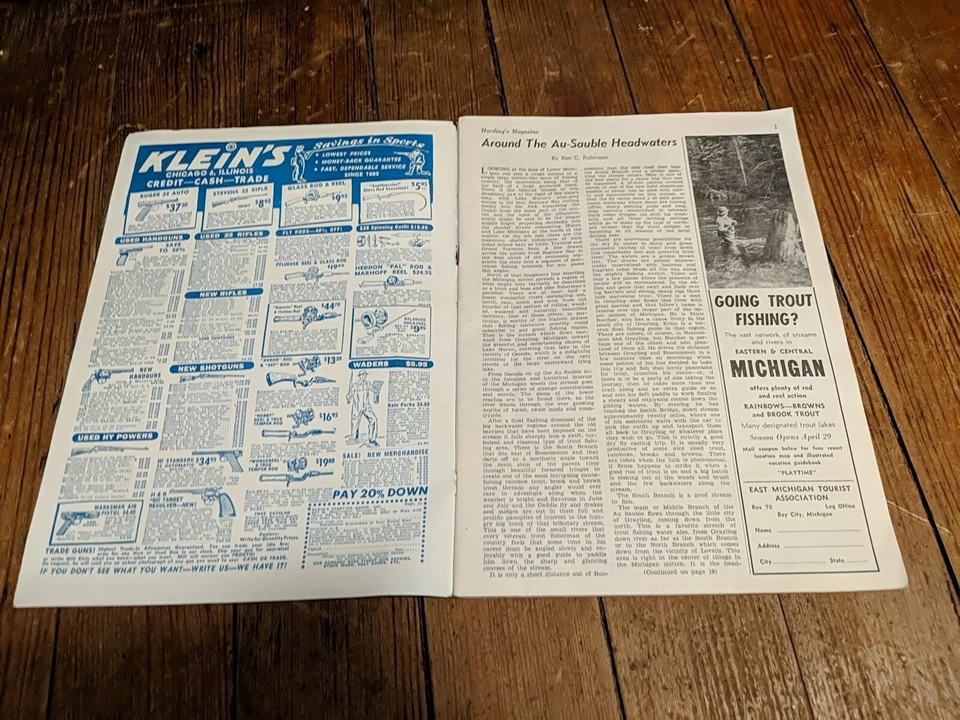 FUR-FISH-GAME MARCH 1950 MAGIZINE VTG RARE AD SPORTS SPORTSMAN - Image 3 of 4