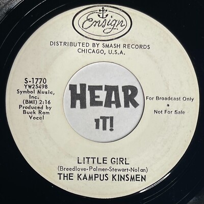Teen Jungle Exotica / Rockabilly 45 KAMPUS KINSMEN Islander / Little ENSIGN hear