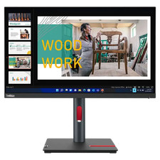 Image of Lenovo ThinkVision P24q-30 23.8" QHD IPS Height Adjustable Professional Monitor