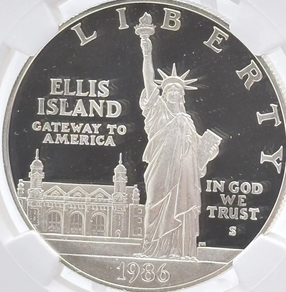 1986-S $1 Statue Of Liberty Proof PF 70 Ultra Cameo 6806435-001  #14101 - Image 2 of 4