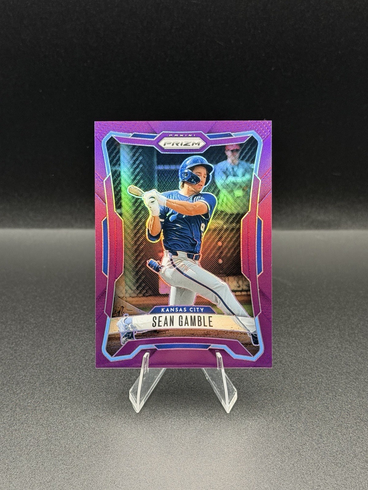 2026 Panini Prizm #22 Sean Gamble Prospect Purple Prizm /149 Royals