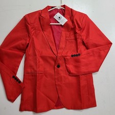 Womens Small-NEW Lined Business Casual Blazer 1 button suit Jacket shoulder pad