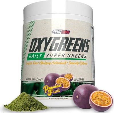 EHP Labs Passionfruit OxyGreens 380g - Short Dated