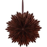 Led Weihnachtsstern Papier Braun HäNgend Adventsstern Weihnachtsdeko Fenster