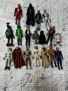 Kenner Star Wars Vintage 1978 Action Figur Lot Darth Vader R2 D2 C 3PO