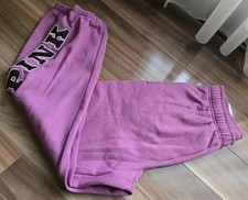 NWT Victorias Secret PINK Ivy Fleece Sweatpants Pants Lounge XS Relaxed