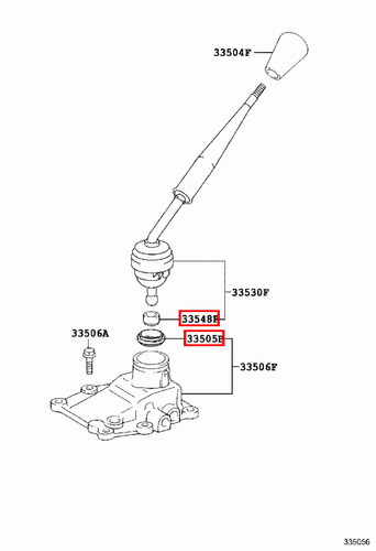 Genuine LandCruiser FZJ71 FZJ70 FZJ105 Manual MT Gear Shift Lever Bush Seat Kit - Picture 17 of 17