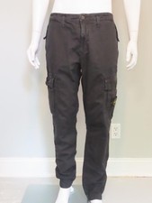 Stone Island Faded Black Logo Patch Trousers/Pants Size 33