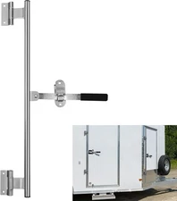 JY PERFORMANCE 36'' Trailer Swing Door Hinged 36'', Silver, Black 