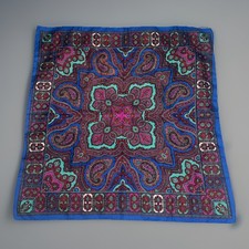 Vtg Italian Scarf 26x27 in Excellent Condition