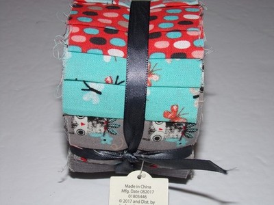 Fabric Roll Cotton Fabric - JoAnn Fabrics - 20 Strips 10 Designs - 2 1/2'' x 42''
