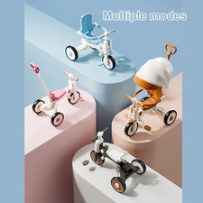 Baby-Dreirad Mit Schiebegriff Kühlendes Musiklicht Kleinkind-Dreirad-Kinderwagen