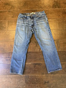 Levi's 514 Slim Straight Men's Blue Jeans Size: 36x29 (Pre-Own) Altered ￼