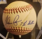 Nolan Ryan Autographed Baseball 7 No Hitters Rangers Angels Astros Fanatics COA