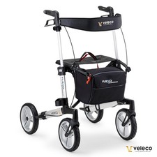 Rollator aluminium Veleco Flexo, pliant et assemblé