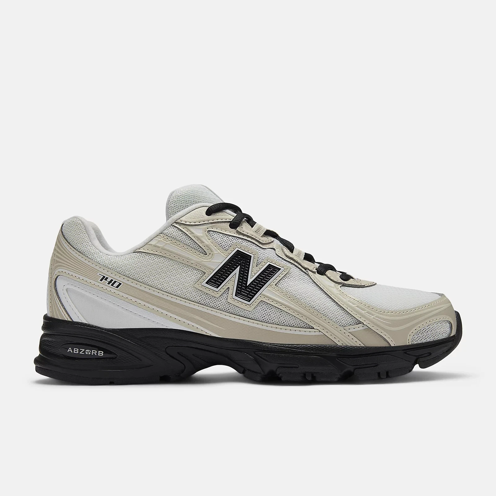 New Balance 740 Unisex Trainers in Beige and White