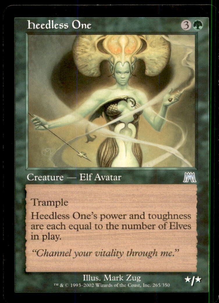 MTG Heedless One LP Light Play Onslaught [5180]