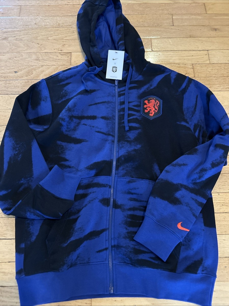 Nike KNVB Netherlands WC World Cup NSW Fleece Full Zip Hoodie Sz S