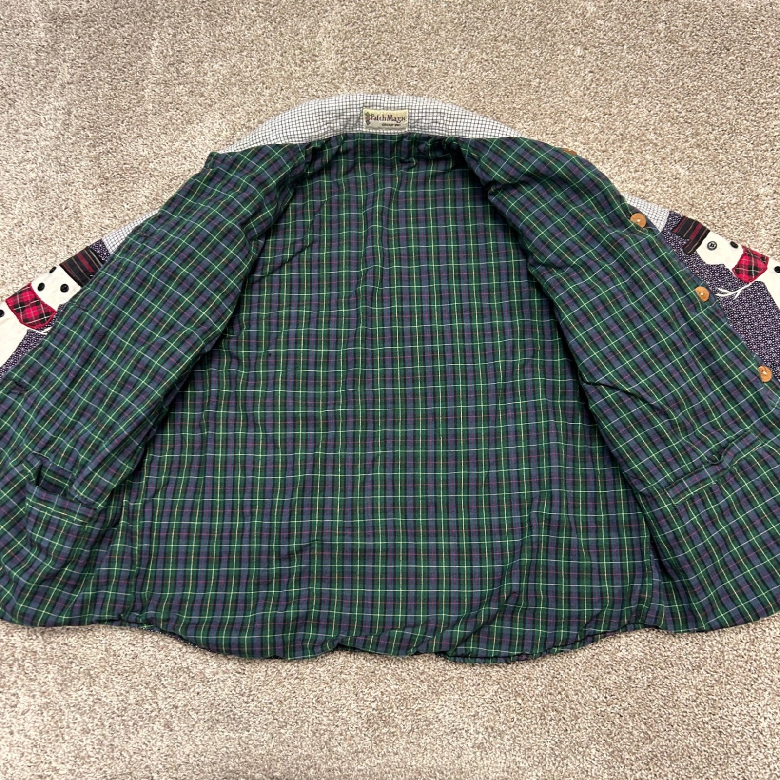 Vintage Patch Magic Reversible Jacket Christmas S… - image 10