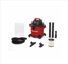 CRAFTSMAN CMXEVBE17594 12 galones 6,0 HP pico aspiradora húmeda/seca, aspiradora portátil de taller