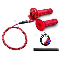 7/8 22mm Twist Throttle Accelerator Handle Grips for Pit Bike Mini Bike Throt...