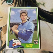 1981 TOPPS TRADED #727 DANNY AINGE BLUE JAYS ROOKIE