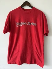 VINTAGE Ted Lapidus Rodeo Drive Beverly Hills California French Designer T-Shirt